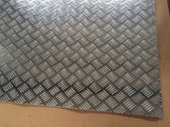 Silberner Effekt prägte Aluminiumblatt 24 x 24 4x4 5052 karierte Aluminiumplatte 5005 H32